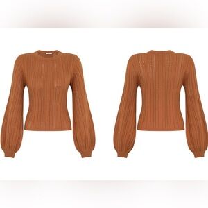 Spell and Gypsy Brooklyn Sweater in Ginger